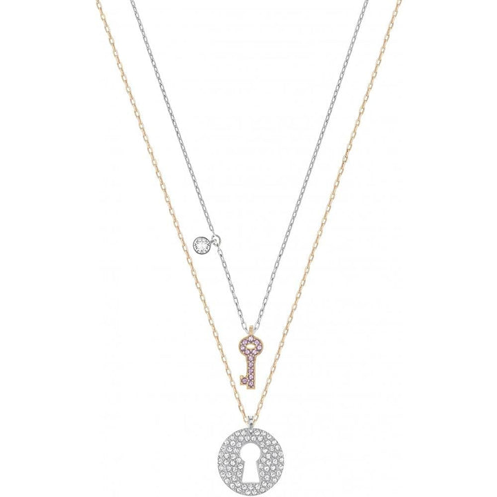 Swarovski Crystal Wishes Key & Lock Pendant Set - 5272240 - View 1