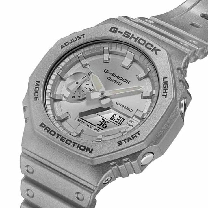 Casio G-Shock GA-2100FF-8AER Metallic Silver Time Traveler - View 6