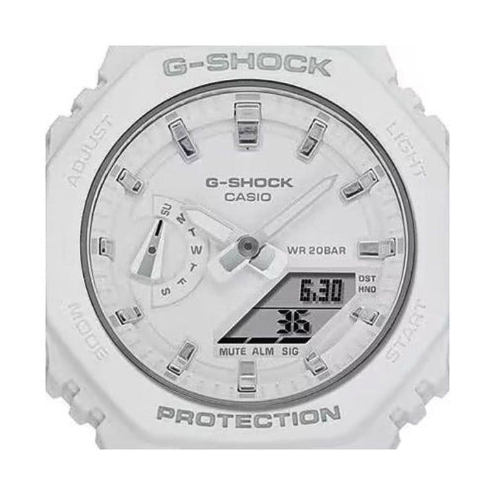 Casio G-Shock GMA-S2100-7AER Women's Minimalist White Watch - View 5