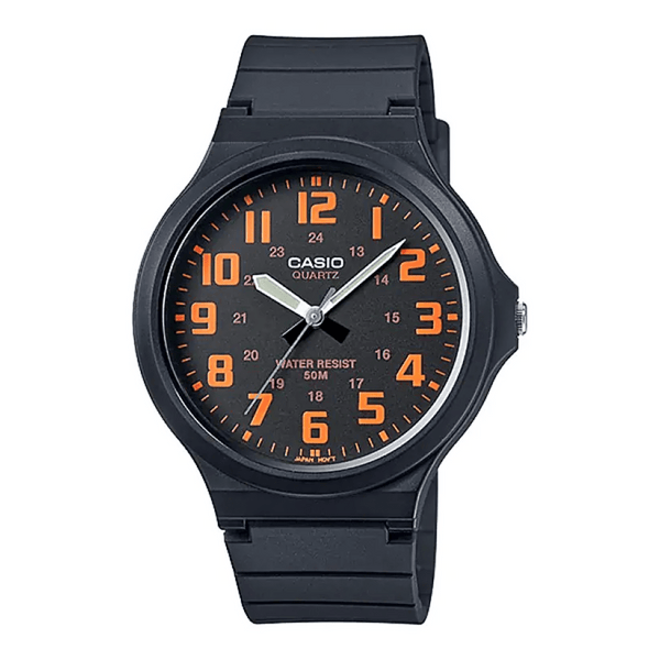 Casio Youth MW240-4BVDF Men's Analog Watch - Bold Red Accent - View 1