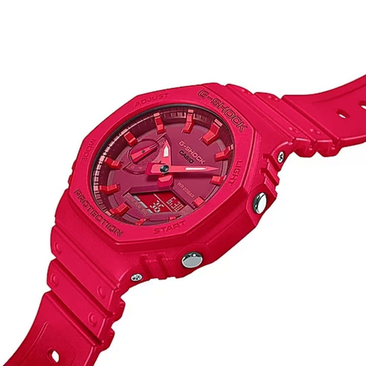 Casio G-Shock GA-2100-4ADR Red Analog-Digital Watch - View 2