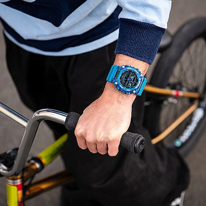 Casio G-Shock GA-900SKL-2AER Blue Resin Powerhouse - View 9