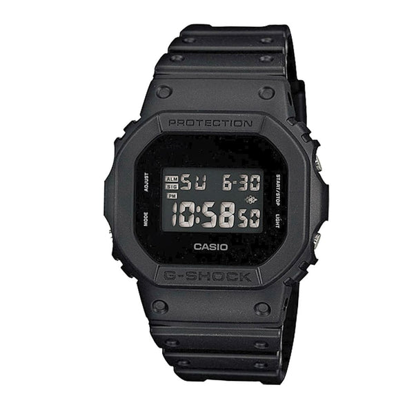 Casio DW-5600BB-1DR Men's Digital Watch - Matte Black Resin - View 1