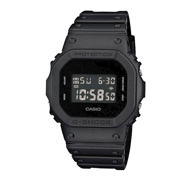 Casio DW-5600BB-1DR Men's Digital Watch - Matte Black Resin - View 1