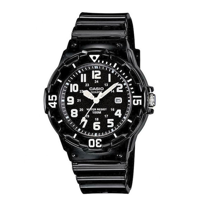 Casio LRW-200H-1BVDF Women's Analog Watch with Black Resin Band - View 1