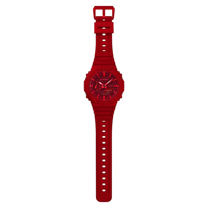 Casio G-Shock GA-2100-4AER Red Resin Unisex Watch - View 2