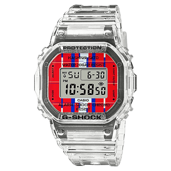 Casio G-Shock Skeleton Series DWE-5600KS-7JR Transparent Digital Watch - View 1
