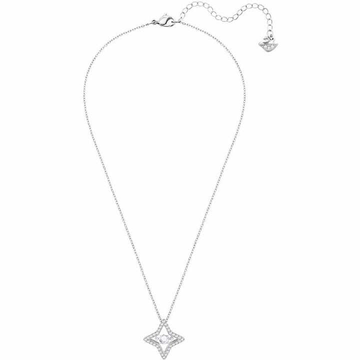 Swarovski Sparkling Dance Star Pendant - Rhodium 5349654 - View 2