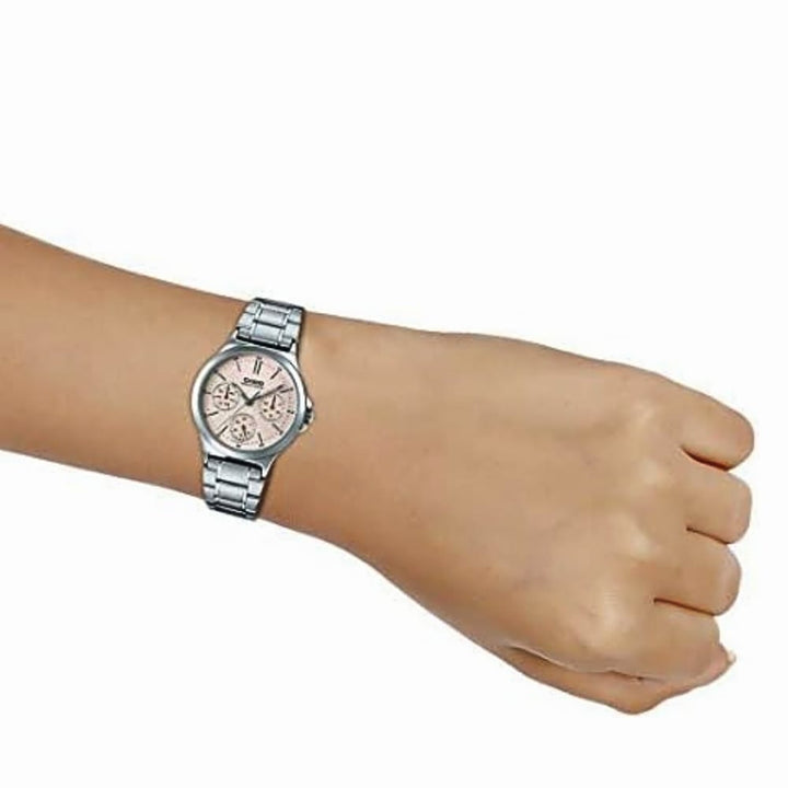 Casio Standard LTP-V300D-4AUDF Silver Tone Timepiece - View 2