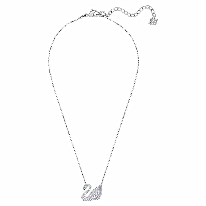Swarovski Swan Rhodium-Plated Crystal Necklace 5007735 - View 2