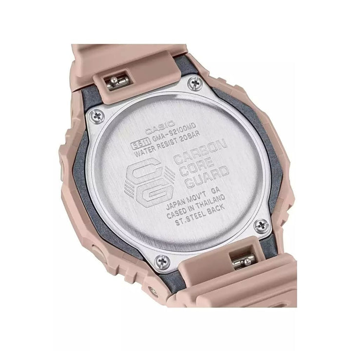 Casio G-Shock GMA-S2100MD-4AER Women's Pink Gold Accented Watch - View 6