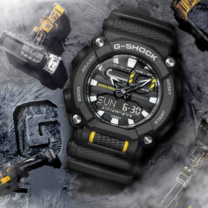 Casio G-Shock GA-900-1AER: The Industrial-Strength Timepiece - View 3