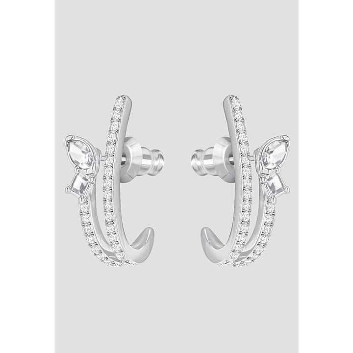 Swarovski Stainless Steel Hoop Earrings 5351315 - View 2