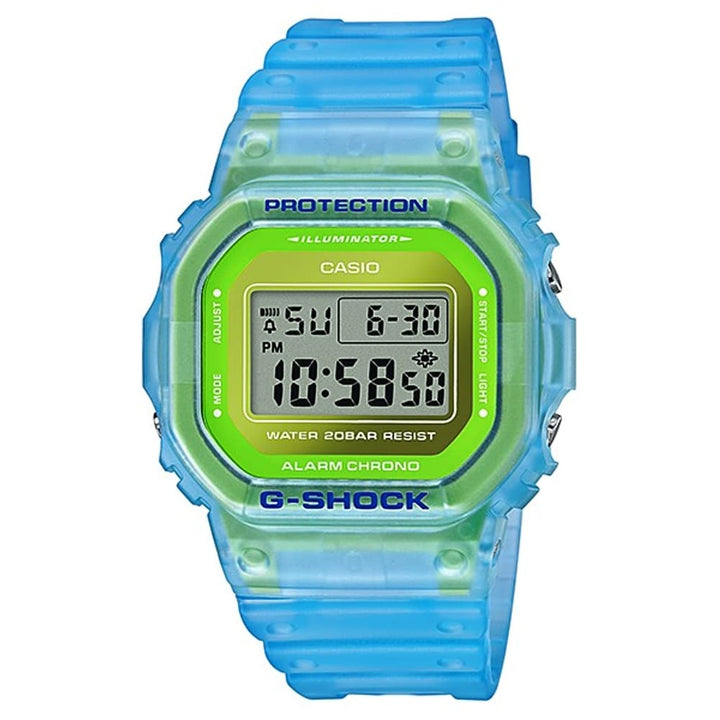 Casio 5600 Series DW-5600LS-2PRE Blue Digital Watch - View 2
