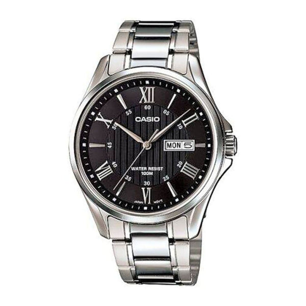 Casio MTP-1384D-1AVDF Classic Stainless Steel Watch - View 1