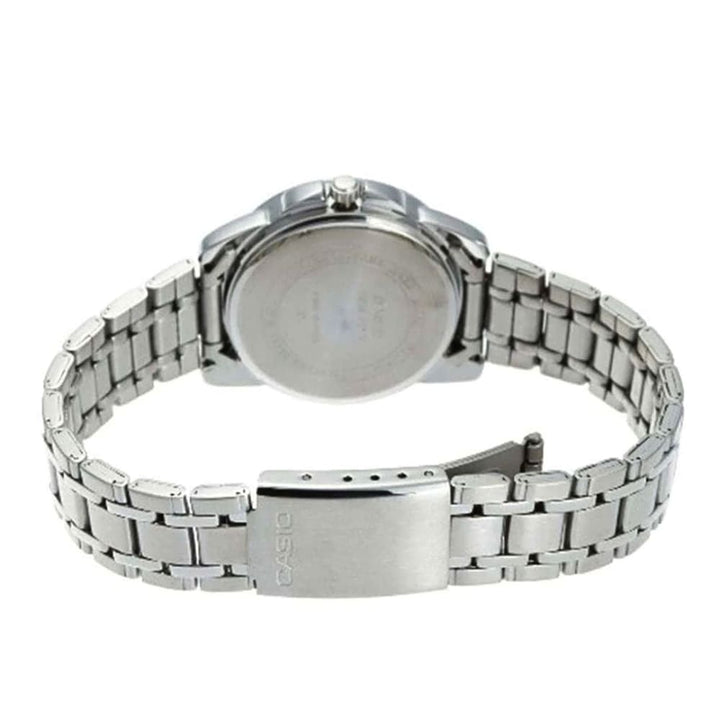 Casio Ladies' LTP-1314D-5AVDF Silver & Pink Dress Watch - View 3