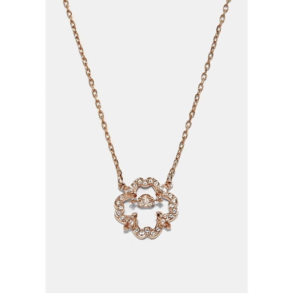 Swarovski Sparkling Dance Necklace - Rose Gold Finish 5408437 - View 1