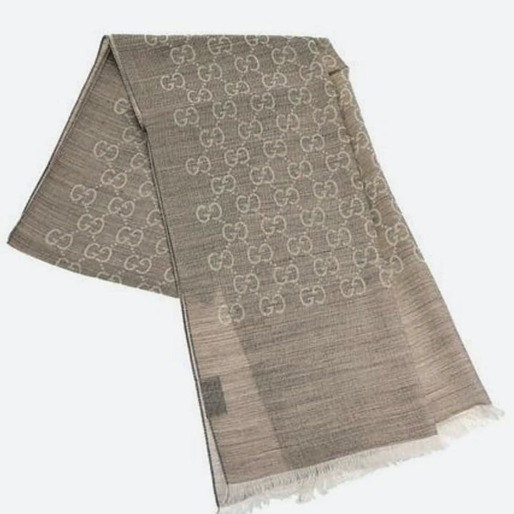 Gucci Sand Scarf 165904-3G646-9500: Luxurious Wool & Silk - View 3