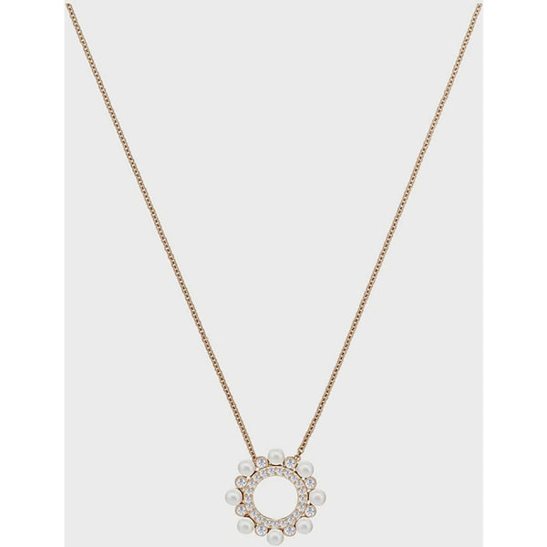 Swarovski Major White Crystal & Rose Gold Pendant 5429963 - View 1