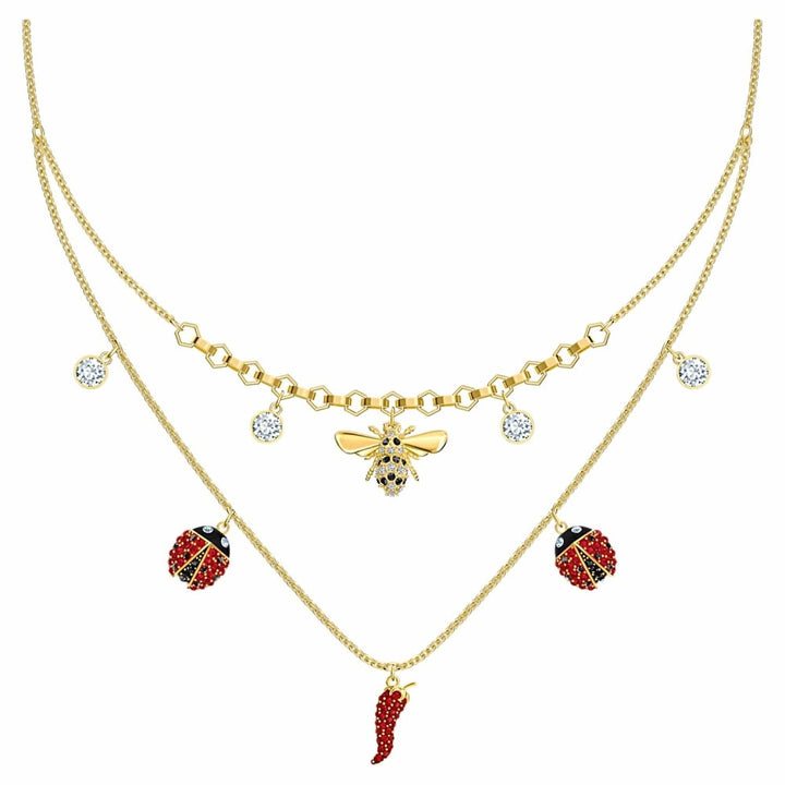 Swarovski Lisabel Red & Gold Necklace 5498807 - View 1