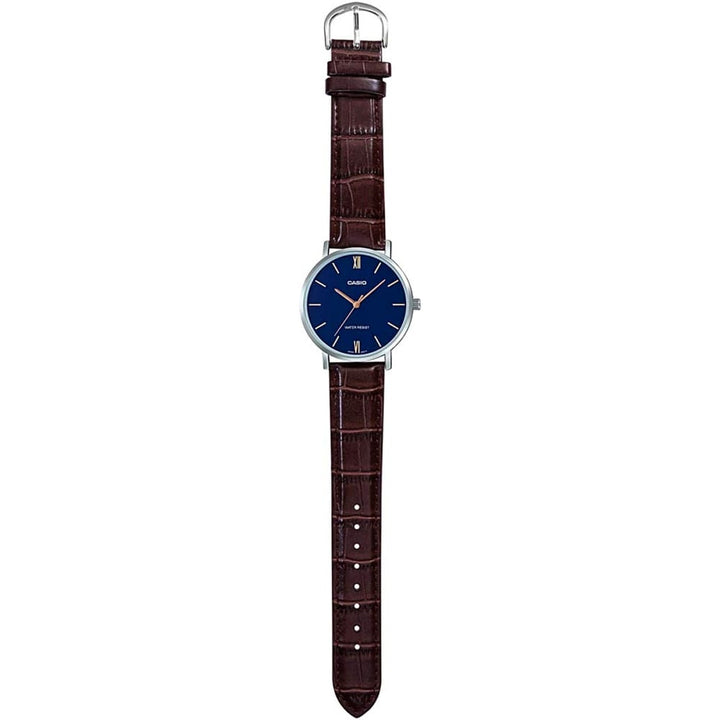 Casio MTP-VT01L-2BUDF: Your Stylish Blue Dial Timepiece - View 3