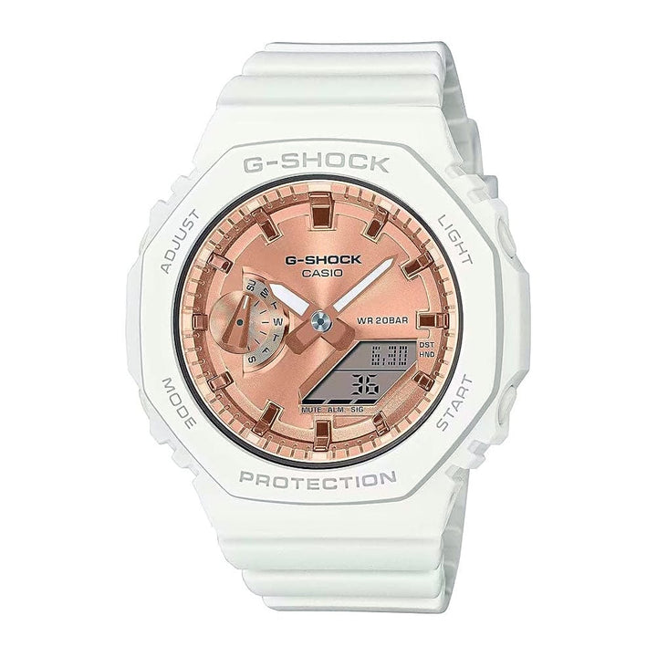 Casio G-Shock GMA-S2100MD-7AER: Pink Gold Accented Women's Watch - View 1