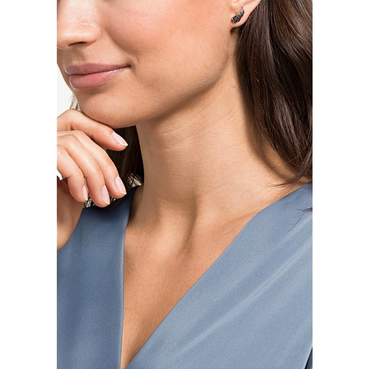 Swarovski Naughty Black Feather Earrings 5509722 - View 3