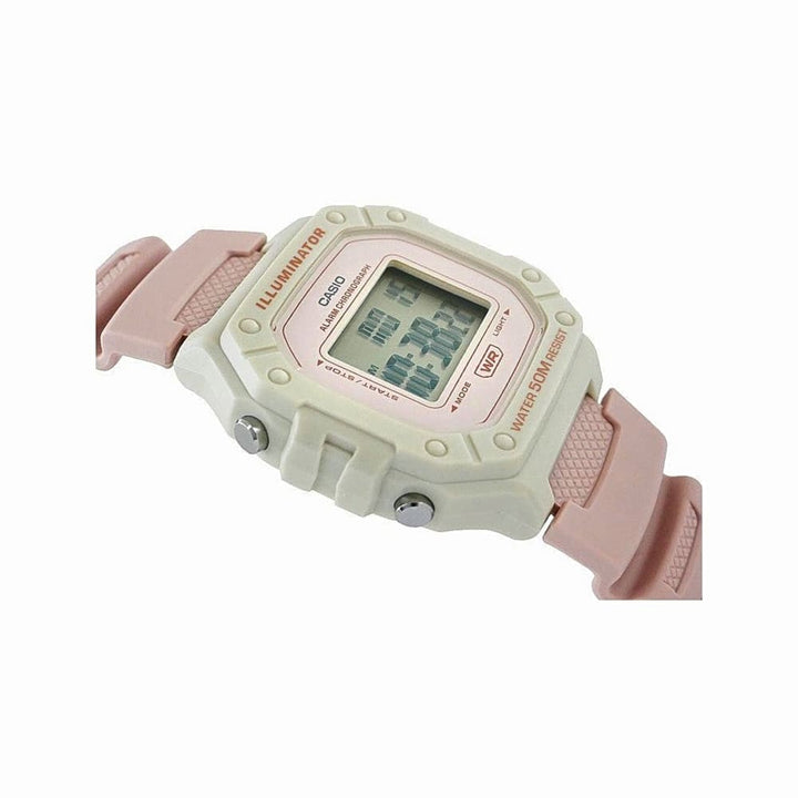 Casio POP W-218HC-4A2VEF Pink Resin Unisex Watch - View 2