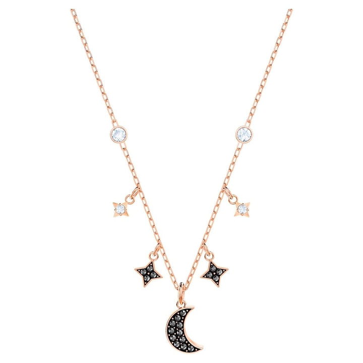 Swarovski Symbolic Moon Necklace - Black 5429737 - View 1