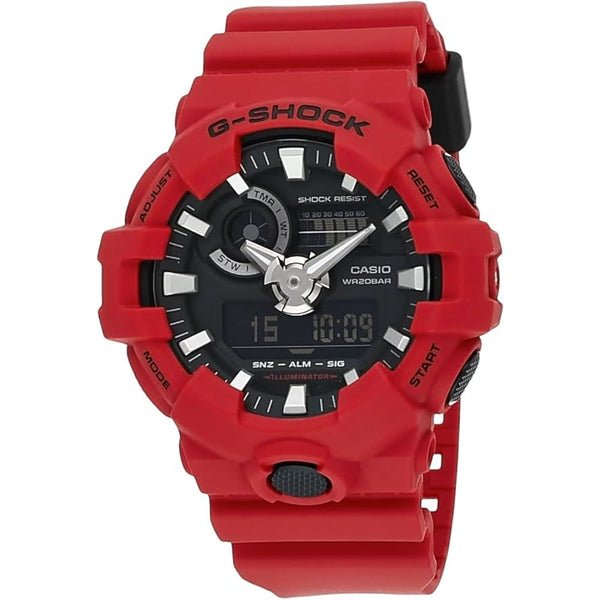 Casio G-Shock GA-700-4ADR Red Analog-Digital Watch - View 1