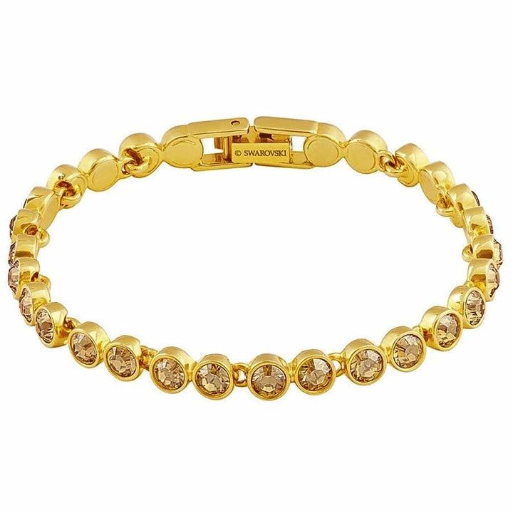 Swarovski Tennis Gold Crystal Bracelet 992889 - View 1