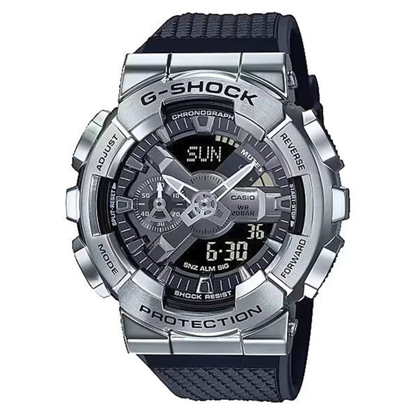 Casio G-Shock GM-110-1ADR Ana-Digi Stainless Steel Watch - View 1