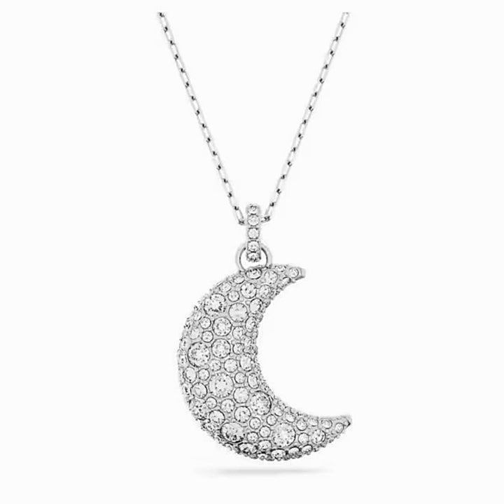Swarovski Sublima Moon Pendant, 5666181 - Rhodium Plated - View 1