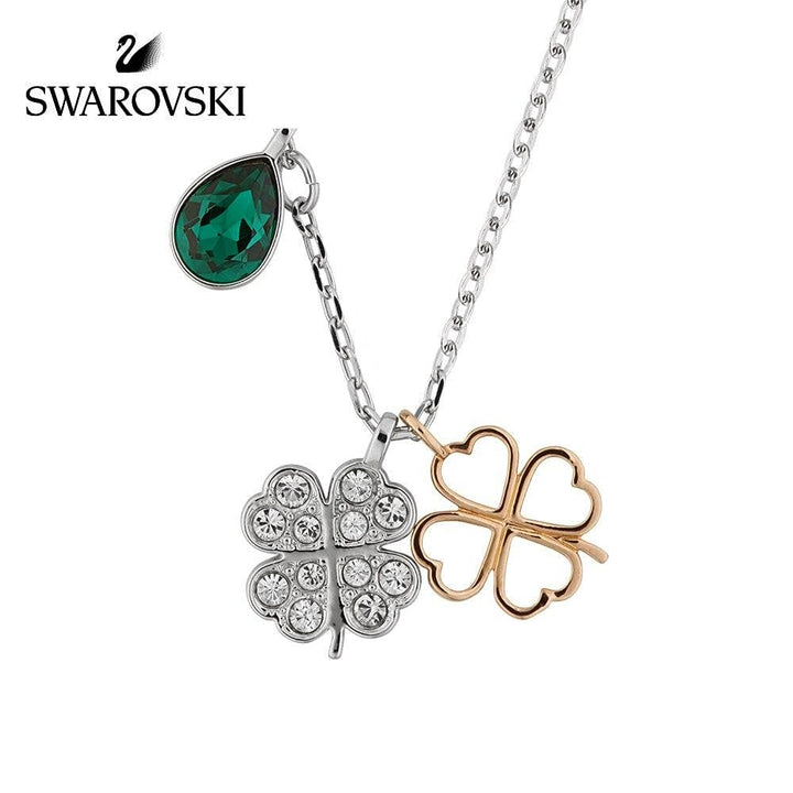 Swarovski Duo Clover Pendant 5139471 - A Touch of Luck - View 2