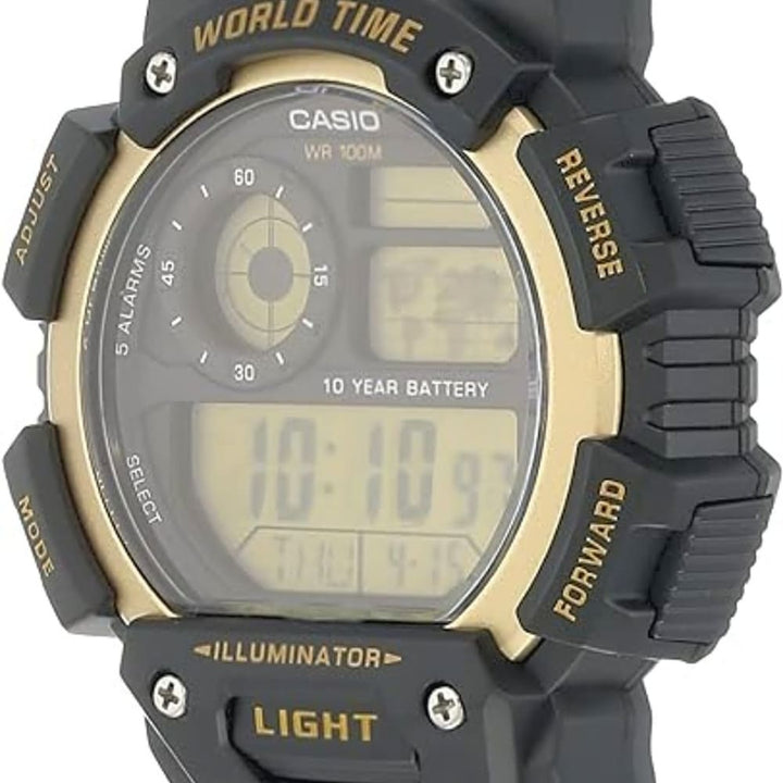 Casio Youth Digital Watch AE-1400WH-9AVDF - World Time - View 3