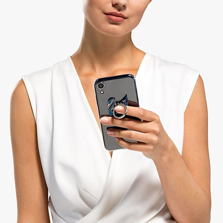 Swarovski Swan Ring Smartphone Grip - Blue 5531511 - View 4