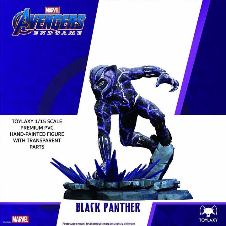 Toylaxy Marvel Avengers Endgame Black Panther Collectible Figure - View 8
