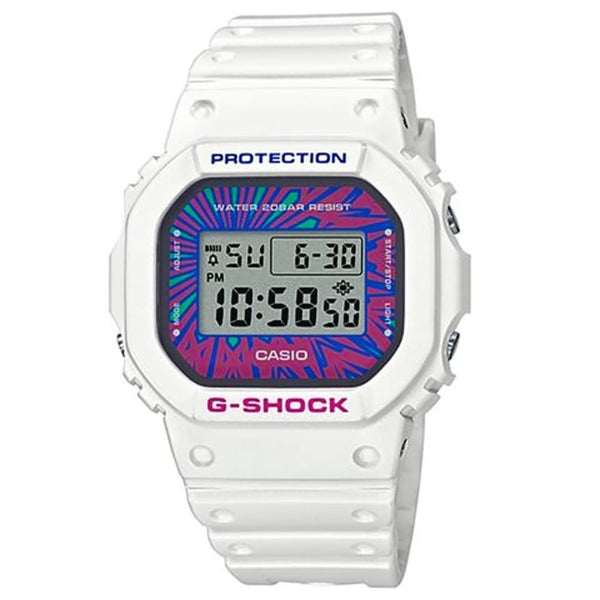 Casio G-Shock DW-5600DN-7DR Psychedelic White Digital Watch - View 1