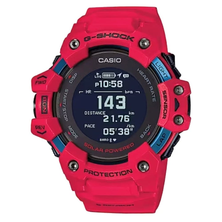 Casio G-Squad GBD-H1000-4PR Red Training Watch - View 1