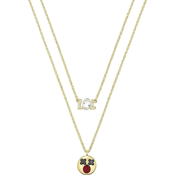 Swarovski Gold Plated LOL Emoji Pendant 5351571 - View 2