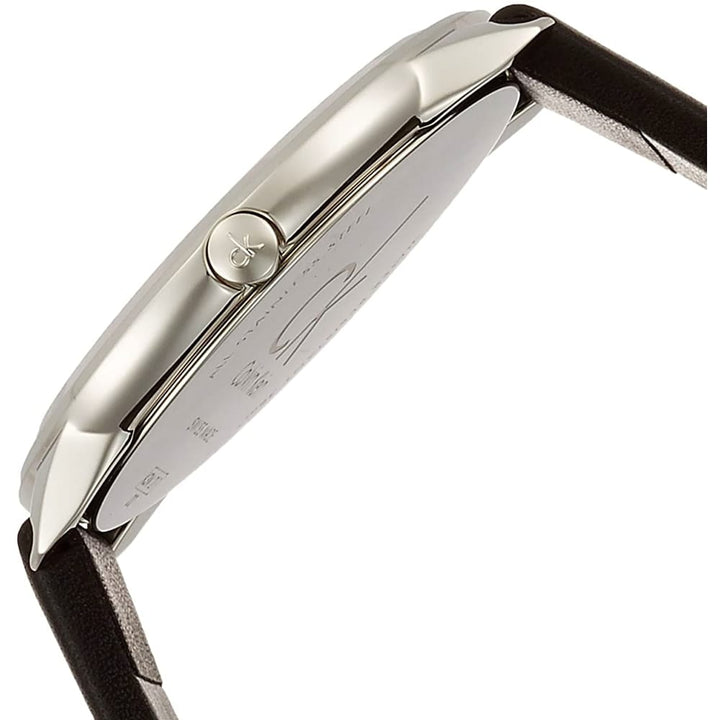 Calvin Klein Minimal K3M211CY Men's Black Leather Watch - View 3