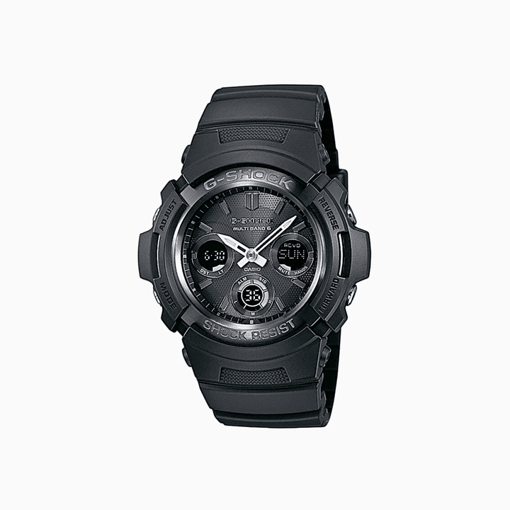 Casio G-Shock AWG-M100B-1AER Tough Solar Atomic Time Watch - View 1
