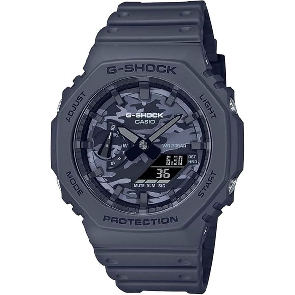 Casio G-Shock GA-2100CA-8AER Carbon Core Grey Watch - View 1