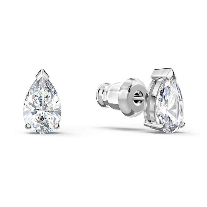 Swarovski Attract Pear Stud Earrings - White (5563121) - View 2