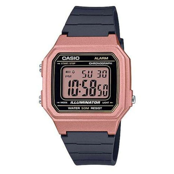 Casio Illuminator W-217HM-5A Pink Digital Watch - View 1