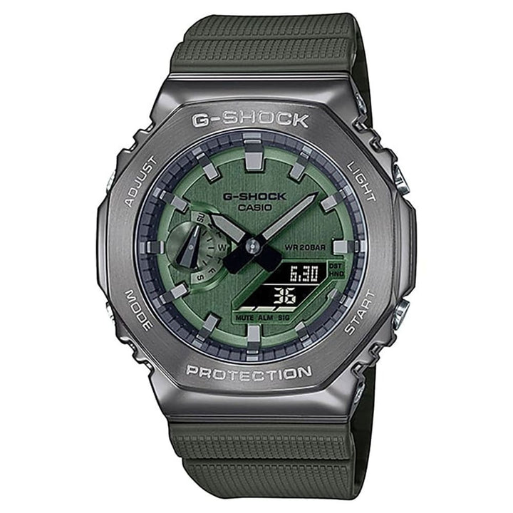 Casio G-Shock GM-2100B-3ADR Green Metal Series Watch - View 1