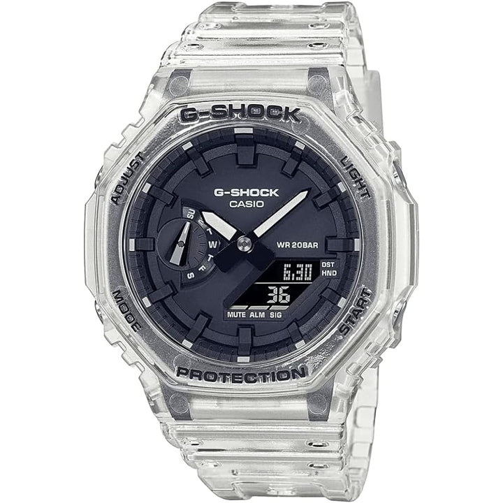 Casio G-Shock GA-2100SKE-7AER Transparent Armor Watch - View 1