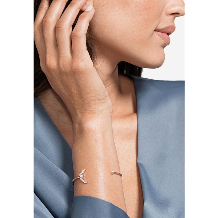 Swarovski Penelope Cruz Moonsun Cuff, Rose Gold & White, 5486353 - View 3
