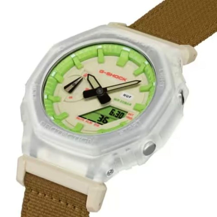 Casio G-Shock GA-2100HUF-5AER Beige & Transparent Watch - View 4