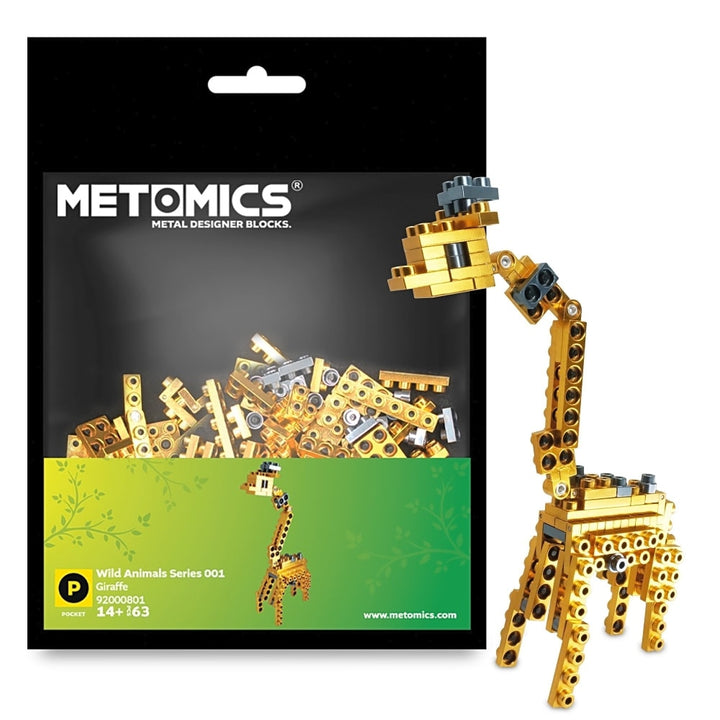 Metomics Block Metomics 92000801 Giraffe Building Block Set, Collectible Toy, Gold ...